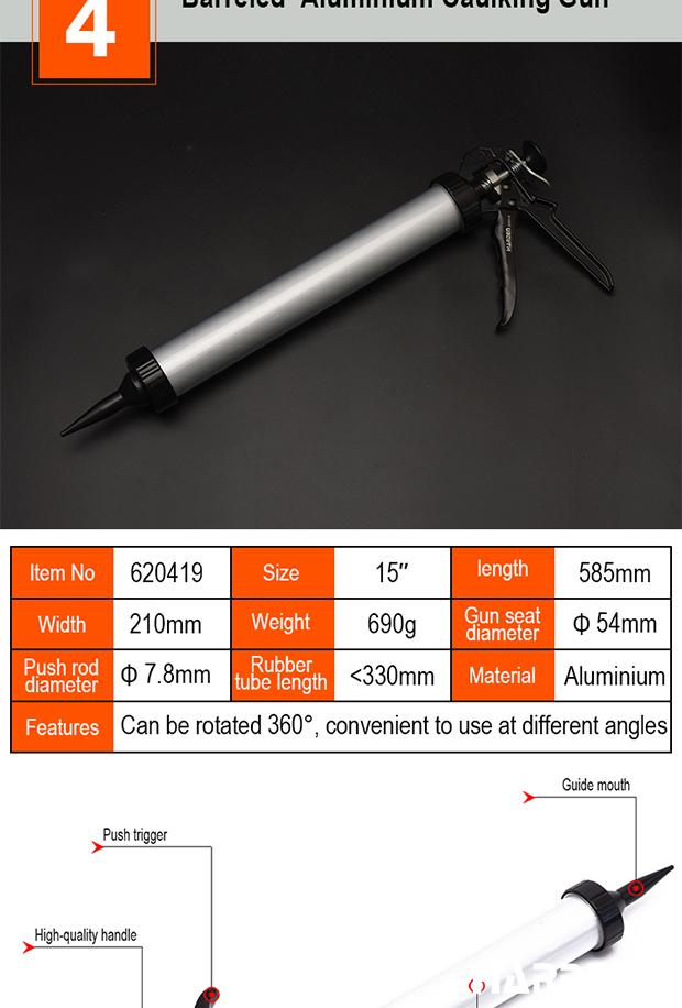 15'' Aluminium Caulking Gun