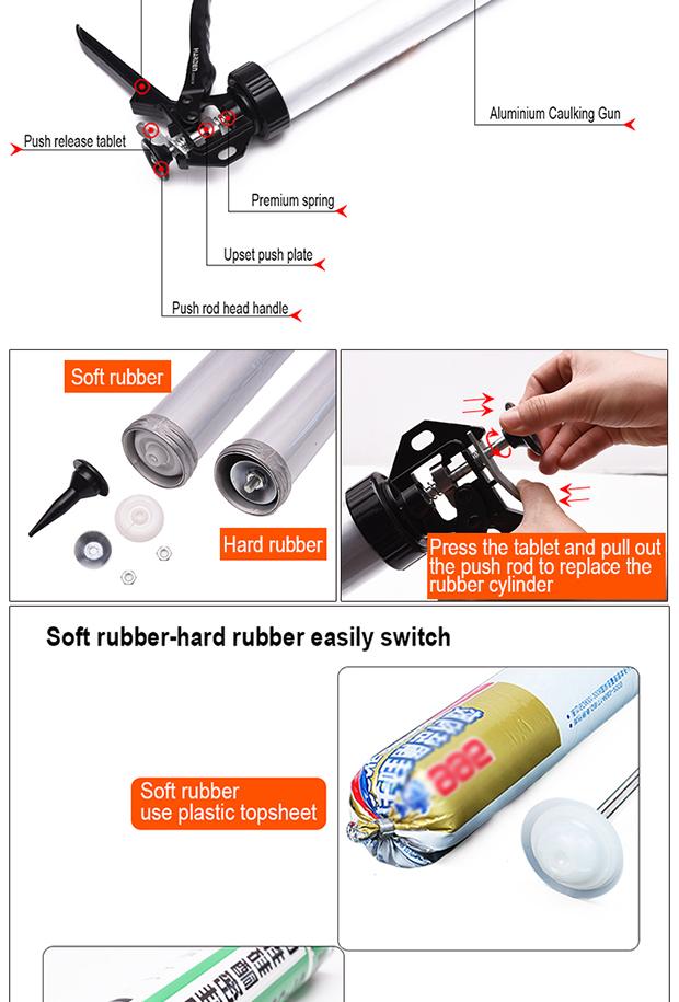 15'' Aluminium Caulking Gun