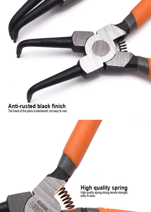 4Pcs 7" Circlip Pliers Set