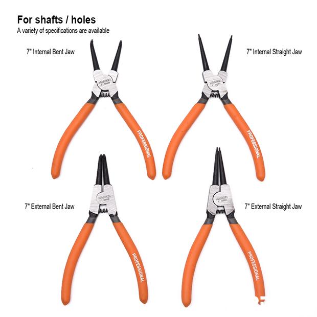 4Pcs 7" Circlip Pliers Set