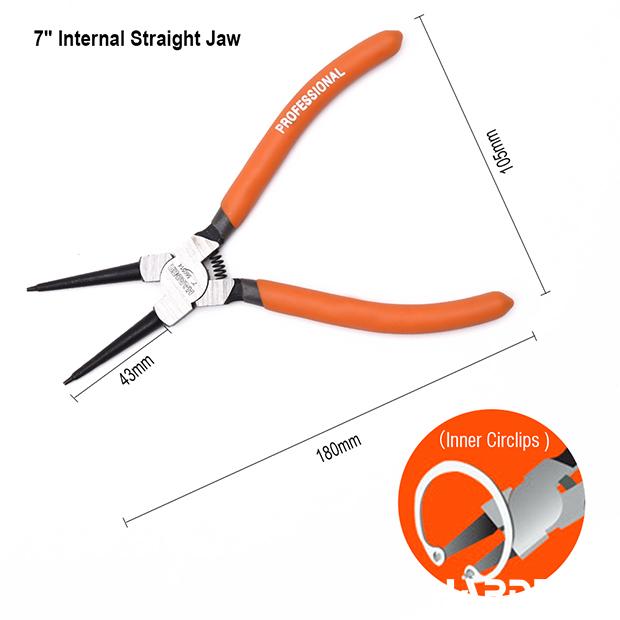 4Pcs 7" Circlip Pliers Set