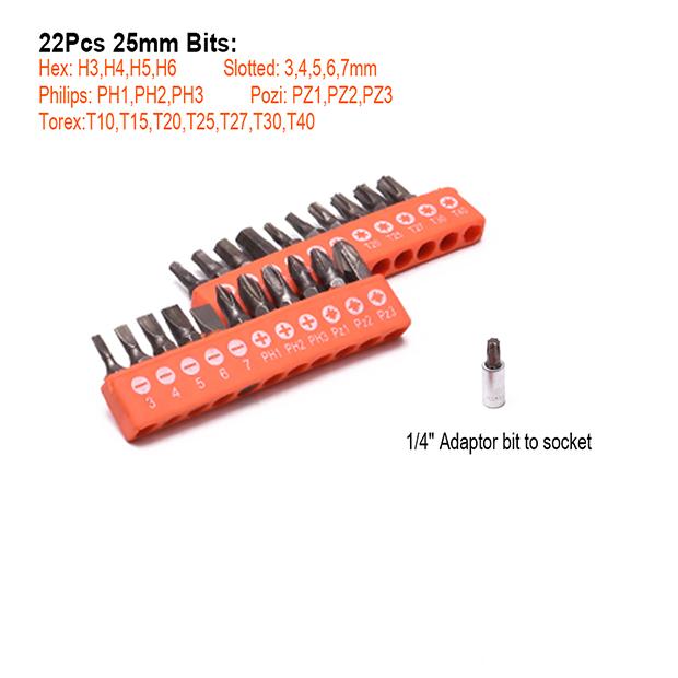 51Pcs Socket Bits Set