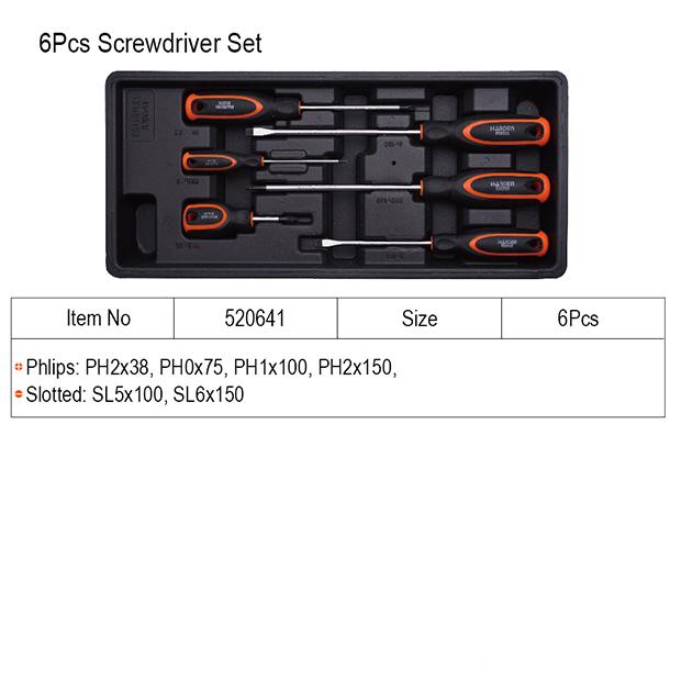 6Pcs Screwdriver Set