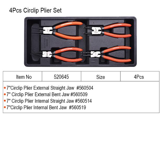 4Pcs Circlip Plier Set