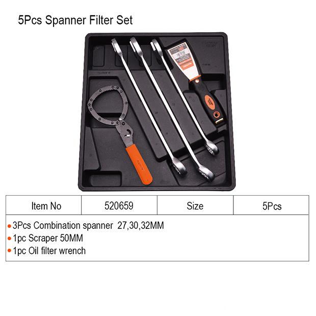 5Pcs Spanner Filter Set