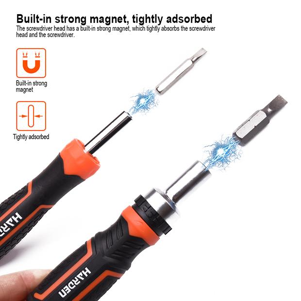 31Pcs Ratchet Screwdriver & Bits Set