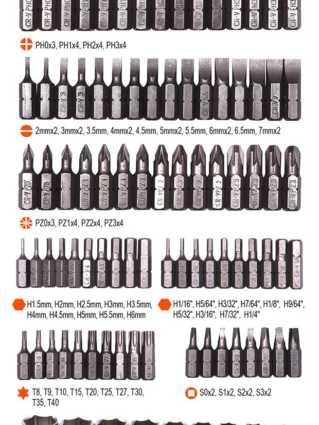 31Pcs Ratchet Screwdriver & Bits Set