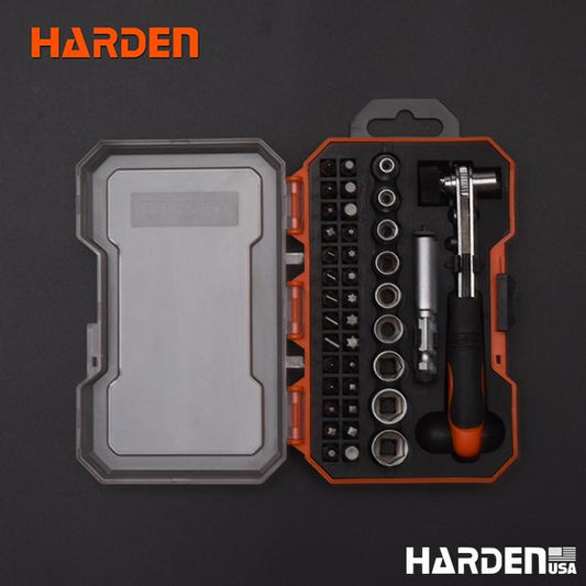 39Pcs Ratchet Screwdriver & Bits Set