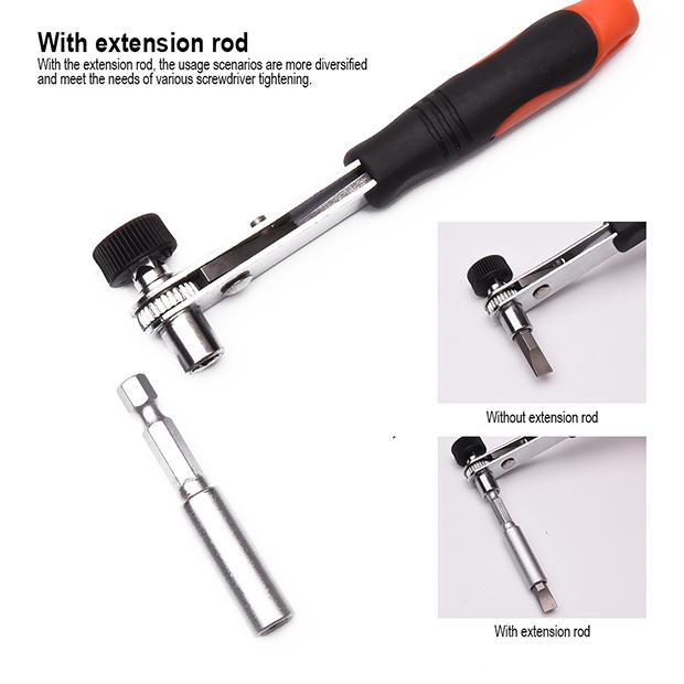 39Pcs Ratchet Screwdriver & Bits Set