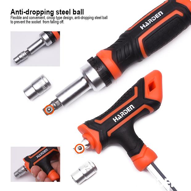 28Pcs Ratchet Screwdriver & Bits set
