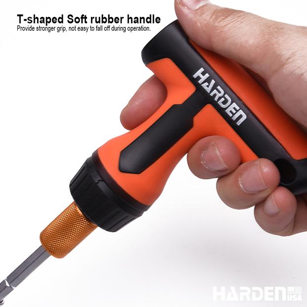 46Pcs Ratchet Screwdriver & Bits Set