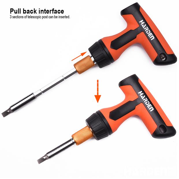 46Pcs Ratchet Screwdriver & Bits Set