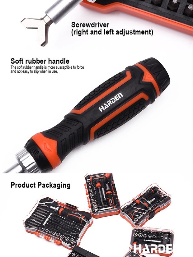 105Pcs Ratchet Screwdriver & Bits Set