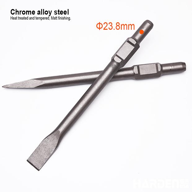 30X410mm Hex Point & Flat Chisel
