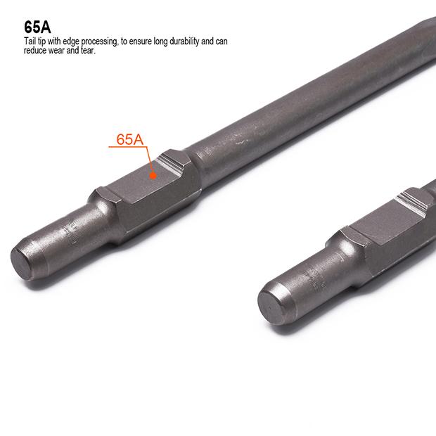 30X410mm Hex Point & Flat Chisel