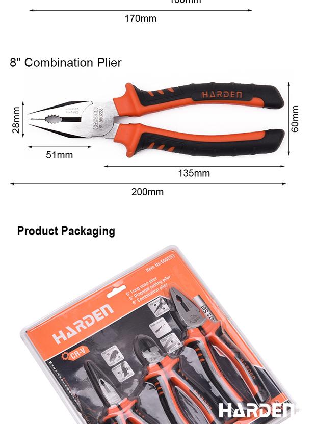 3Pcs Pliers Set