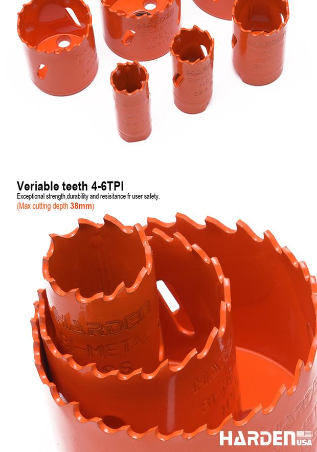 10Pcs HSS Bi-Metal Hole Saw Set