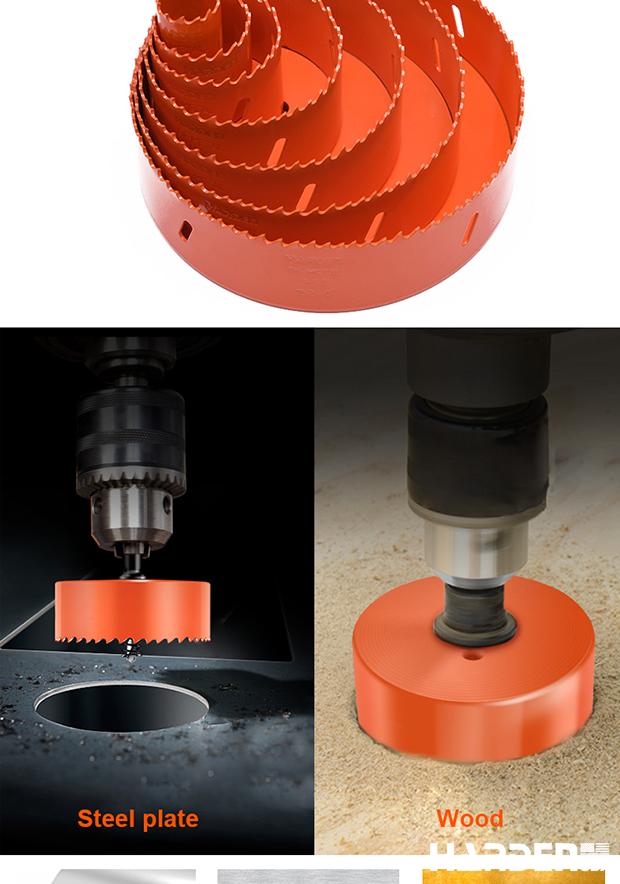 10Pcs HSS Bi-Metal Hole Saw Set