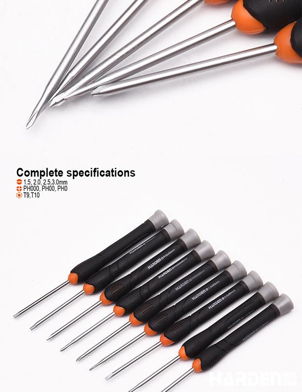 9Pcs CR-V Precision Screwdriver Set