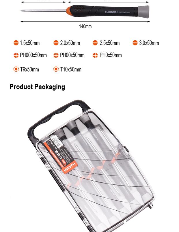 9Pcs CR-V Precision Screwdriver Set