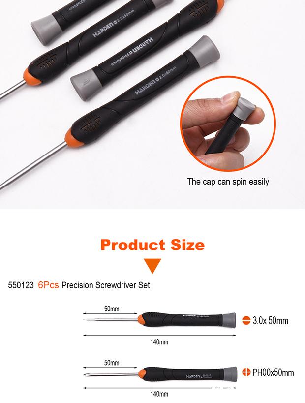 6Pcs CR-V Precision Screwdriver Set