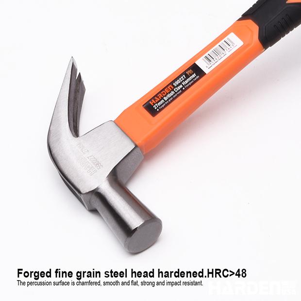 27mm British Claw Hammer with Fiberglass Handle