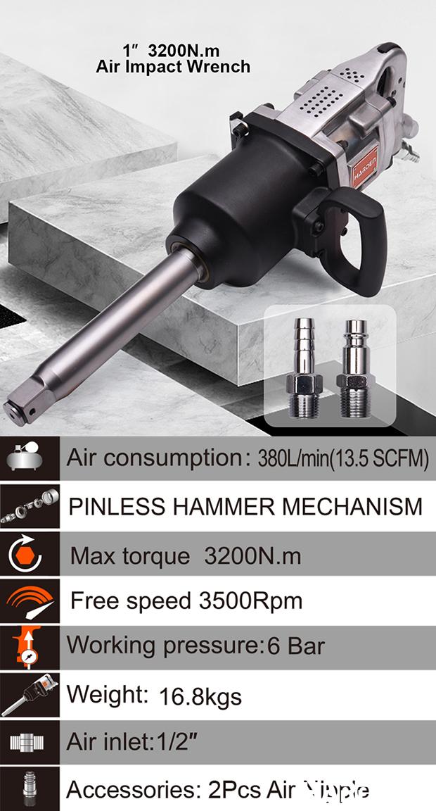 1" Air Impact Wrench