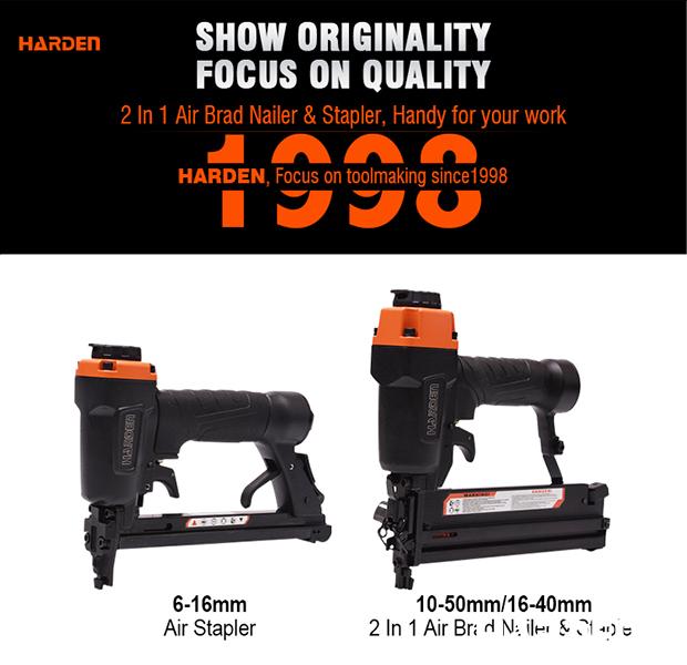 2 In 1 Air Brad Nailer & Stapler