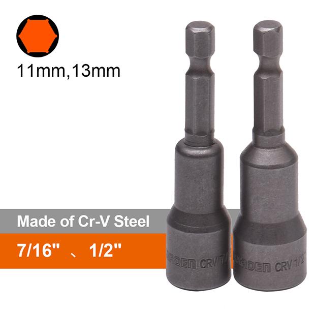 9Pcs Inch Magnetic Nut Drivers Set