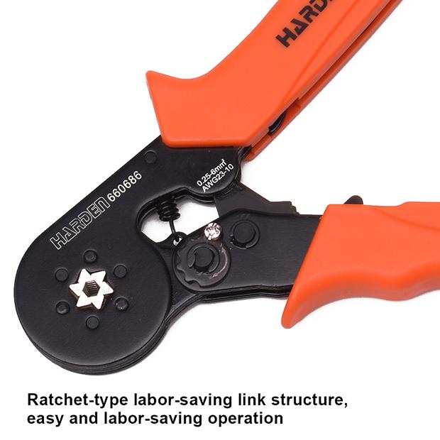 Hex Ratchet Crimping Plier