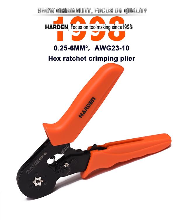 Hex Ratchet Crimping Plier