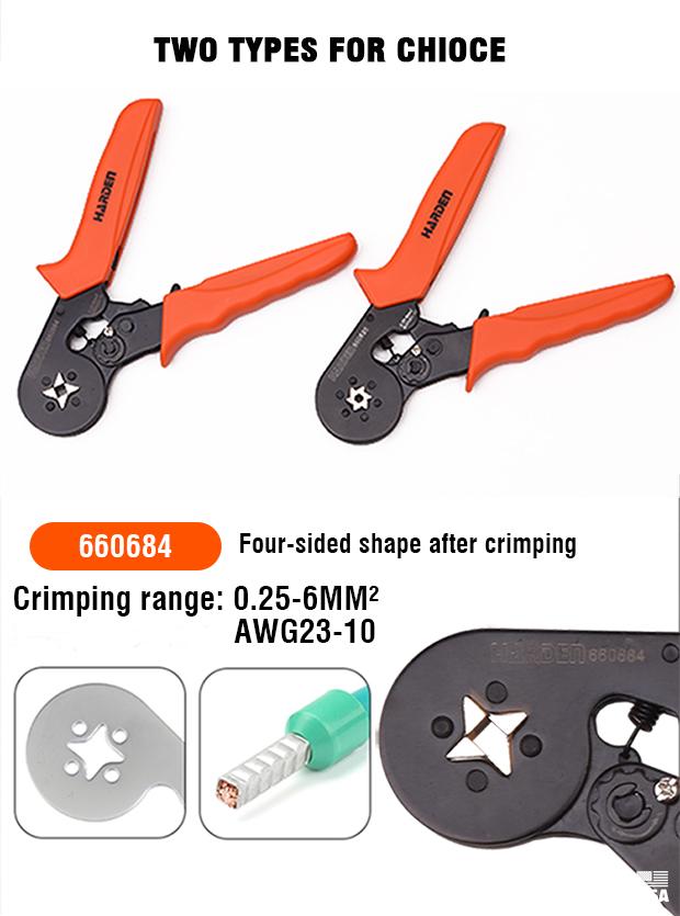 Hex Ratchet Crimping Plier