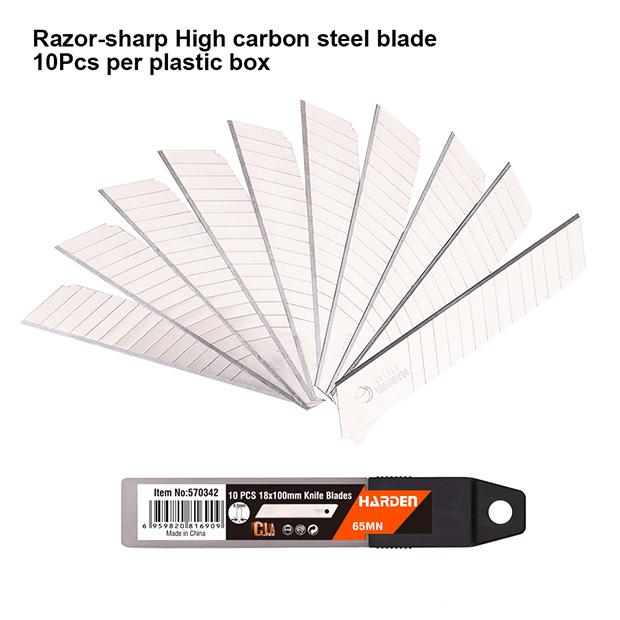 10Pcs 18x100mm Knife Blades
