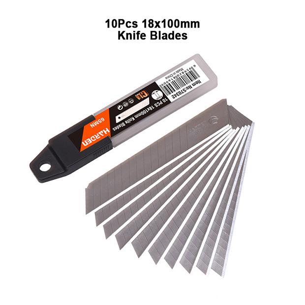 10Pcs 18x100mm Knife Blades