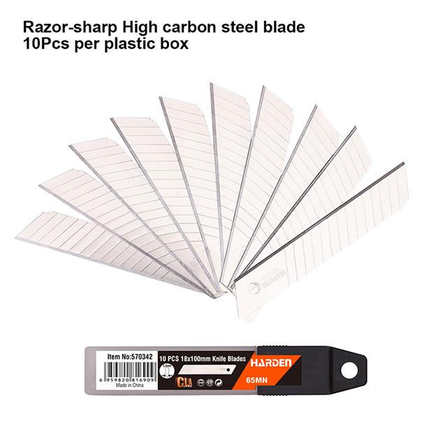 10Pcs 18x100mm Knife Blades