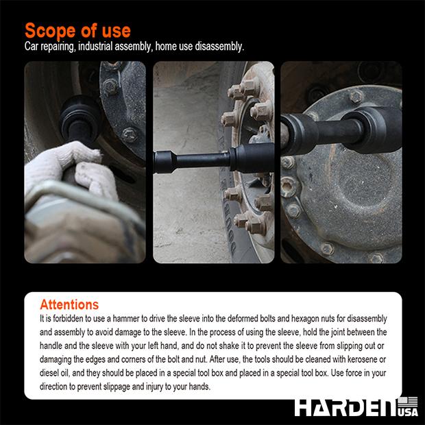 19MM-85MM 1" Impact Socket
