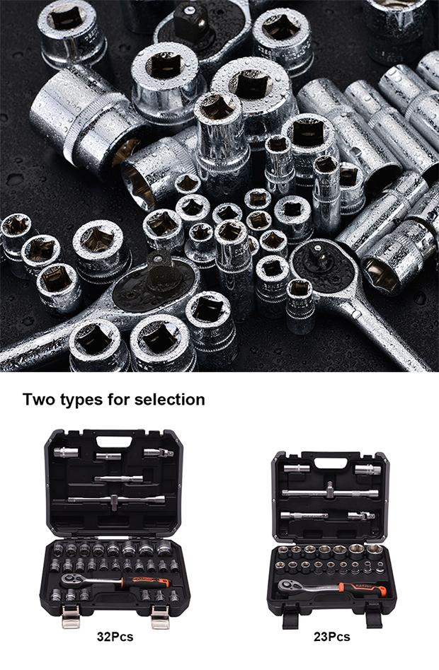 32Pcs 1/2 " Dr.Socket set