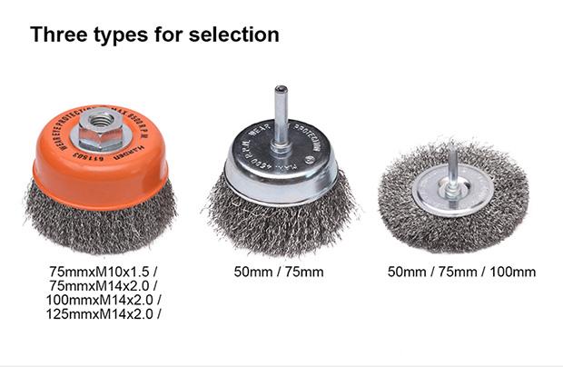 Circular Grinding Wire Brush With Shank