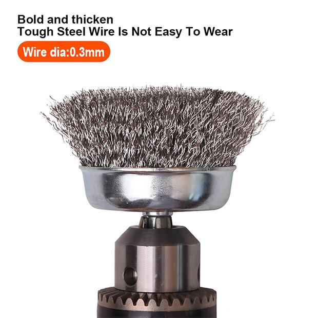 Cup Wire Brush With Nut