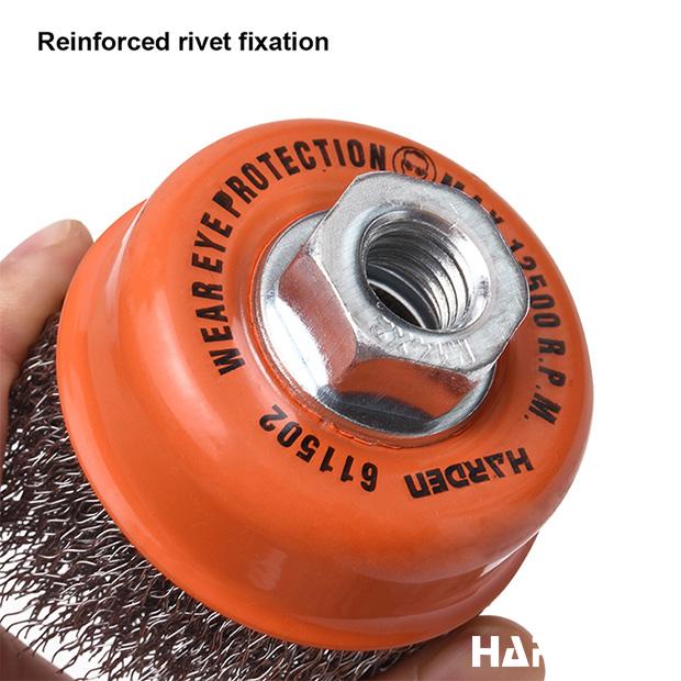 Cup Wire Brush With Nut