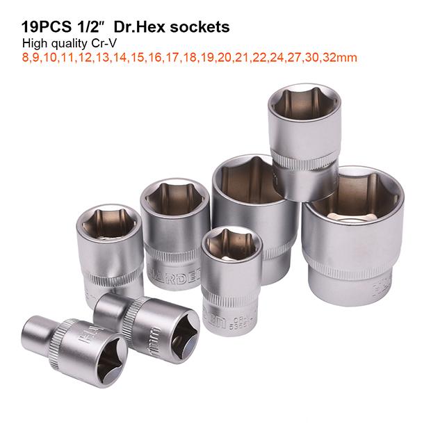 32Pcs 1/2 " Dr.Socket set