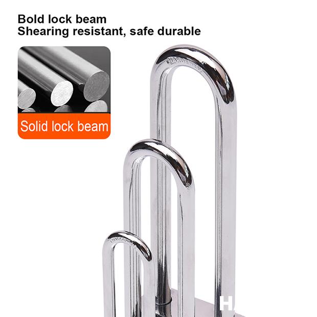 Safety iron padlock