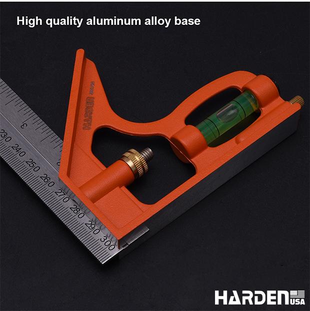 300mm Combination Square with Aluminium Base