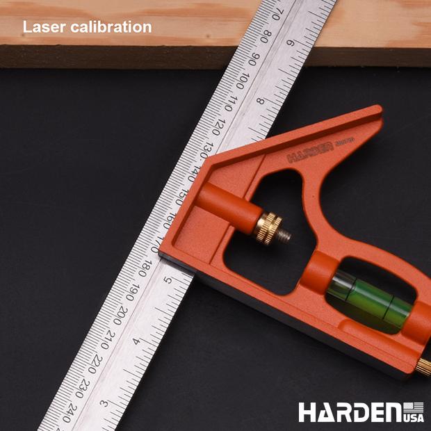 300mm Combination Square with Aluminium Base