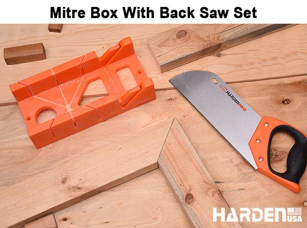 300x140x70mm Mitre Box With Back Saw Set