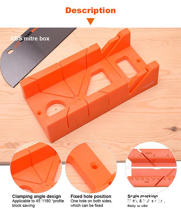 300x140x70mm Mitre Box With Back Saw Set