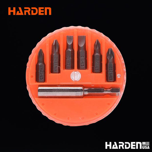 7Pcs 1/4"x25mm Bits Set
