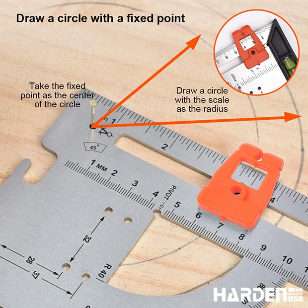 12”/300mm Multi-purpose Triangle Square