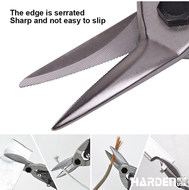 10" Aviation Snips Straight Head