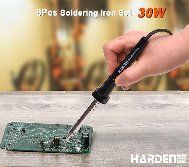 30W/110V 6Pcs Soldering Iron Set